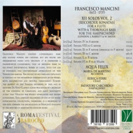 MANCINI: FLUTESONATAS VOL.2