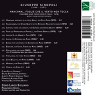 SINOPOLI MANCHMAL, FOGLIE CHE IL VENTO NON TOCCA, CHAMB