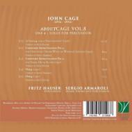 JOHN CAGE: ABOUTCAGE VOL.8 ONE 4 - SOLOS FOR PERCUSSION