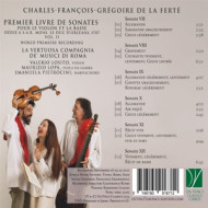 CHARLES-FRANCOIS-GREGOIRE DE LA FERTE : PREMIER LIVRE DE SONATES POUR LE VIOLON ET LA BASSE (VOL.2)