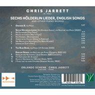 CHRIS JARRETT: SECHS HOLDERLIN LIEDER/ENGLISH SONGS/MUSIC FOR SOLO PIANO