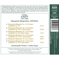 HUNGARIAN RHAPSODIES 1-6