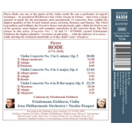 VIOLIN CONCERTOS NO.3,4 & 6