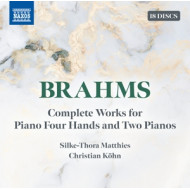 BRAHMS: COMPLETE WORKS FOR PIANO FOUR HANDS & 2 PIANOS