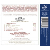GERSHWIN: PIANO CONCERTO IN F/RHAPSODY NO. 2/A.O.