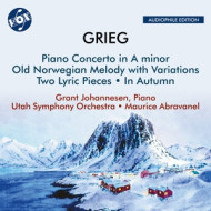 GRIEG: PIANO CONCERTO IN A MINOR - OLD NORWEGIAN MELODY WITH VARIATIONS