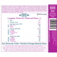 COMPLETE WORKS FOR VIOLIN AND PIANO