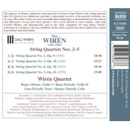 STRING QUARTETS NOS. 2-5