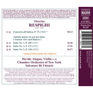 RESPIGHI: CONCERTO ALL'ANTICA/ANCIENT AIRS AND DANCES