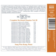 DOMENICO SCARLATTI: COMPLETE KEYBOARD SONATAS VOL. 28