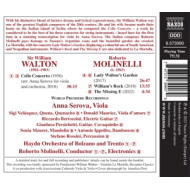 WALTON: CELLO CONCERTO (ARR. FOR VIOLA) / MOLINELLI: VIOLA CONCERTO