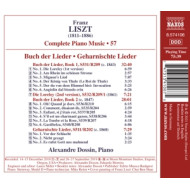 LISZT: COMPLETE PIANO MUSIC VOL.57: BUCH DER LIEDER