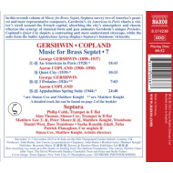 MUSIC FOR BRASS SEPTET, VOL. 7 : GERSHWIN - COPLAND