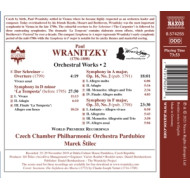 WRANITZKY: ORCHESTRAL WORKS, VOL. 2