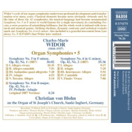 WIDOR: ORGAN SYMPHONIES VOL.5