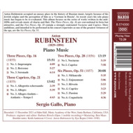ANTON RUBINSTEIN: PIANO MUSIC