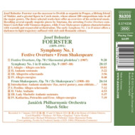 FOERSTER: SYMPHONY NO. 1 - FESTIVE OVERTURE - FROM SHAKESPEARE