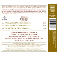 LORENZO PEROSI: PIANO QUINTETS NOS. 1 AND 2 - STRING TR