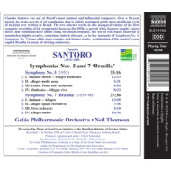 CLAUDIO SANTORO: SYMPHONIES NOS. 5 & 7 'BRASILIA'