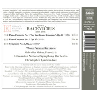 BACEVICIUS: ORCHESTRAL WORKS, VOL. 2