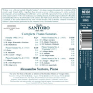 SANTORO: COMPLETE PIANO SONATAS