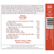 ROBERT FUCHS: VIOLIN SONATAS NOS. 4-6