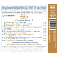 WOLFF: COMPLETE SONGS, VOL. 2