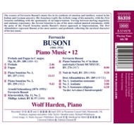 FERRUCCIO BUSONI: PIANO MUSIC, VOL. 12