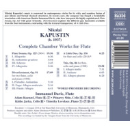 COMPLETE CHAMBER WORKS FOR FLUTE