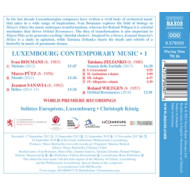 LUXEMBOURG CONTEMPORARY MUSIC VOL. 1