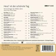 HEUT' IST DER SCHONSTE TAG - TENORSCHLAGER DER 1930ER JAHRE