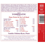YOSHIMATSU: PIANO WORKS FOR THE LEFT HAND