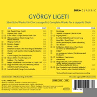 LIGETI: COMPLETE WORKS FOR A CAPELLA CHOIR