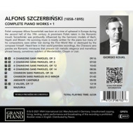 SZCZERBINSKI: COMPLETE PIANO WORKS 1