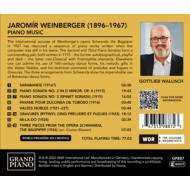JAROMIR WEINBERGER: PIANO MUSIC