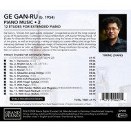 GAN-RU: PIANO MUSIC, VOL. 2 - 12 ETUDES FOR EXTENDED PIANO