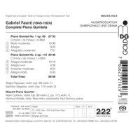 FAURE: PIANO QUINTETS