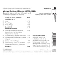 MICHAEL GOTTHARD FISCHER: PIANO QTET NO.6/SEXTET 1810