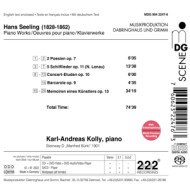 HANS SEELING: PIANO WORKS (WORLD PREMIERE RECORDING)