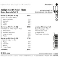 HAYDN: STRING QUARTETS VOL. 15 OP. 9 NR. 4 - 6