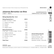 JOHANNES BERNARDUS VAN BREE: STRING QUARTETS NO. 1 & 2