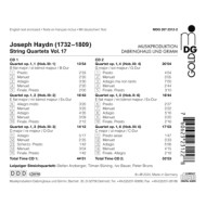 JOSEPH HAYDN: STRING QUARTET VOL. 17