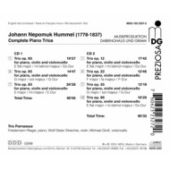 HUMMEL: COMPLETE PIANO TRIOS