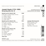 HAYDN: STRING QUARTETS VOL. 18