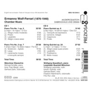 WOLF-FERRARI: CHAMBER MUSIC