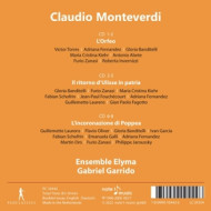 MONTEVERDI: L'ORFEO/IL RITORNO D'ULISSE IN PATRIA/L'INCORONAZIONE DI POPPEA