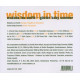 WISDOM IN TIME<br/><h5>Megjelenés: 2010-08-01</h5>