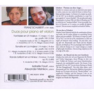 DUOS POUR PIANO ET VIOLON