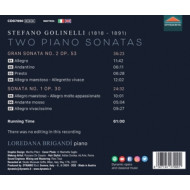 STEFANO GOLINELLI: TWO PIANO SONATAS