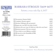 ARIETTE A VOCE SOLA, OP.6, 1657